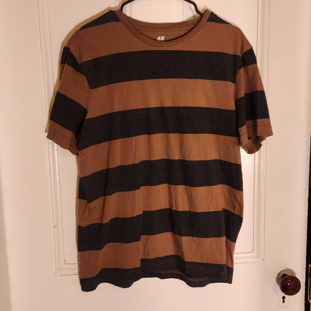 H&M relaxed striped tshirt